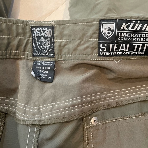 Kuhl Liberator Convertible Stealth Zip Off System 36X32 - Picture 8 of 8